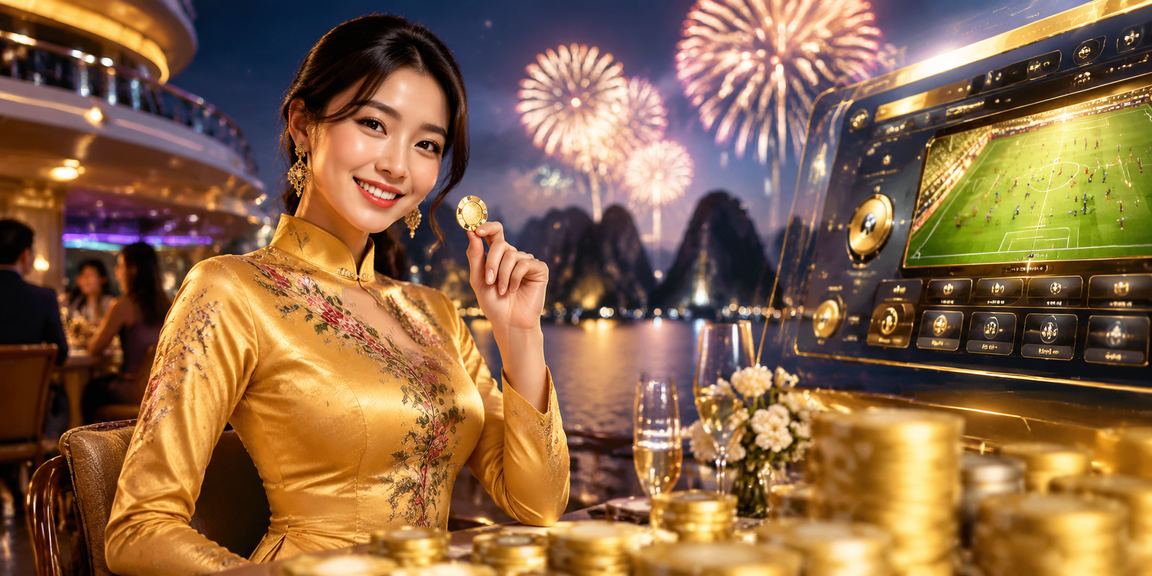 Khung cảnh casino trực tuyến tại Việt Nam với người chơi tập trung
